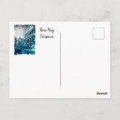 Kolosseum Rom Italien Vintages Abstraktes Reisen Postkarte (Rückseite)