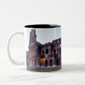 Kolosseum - Rom - Italien Zweifarbige Tasse (Links)