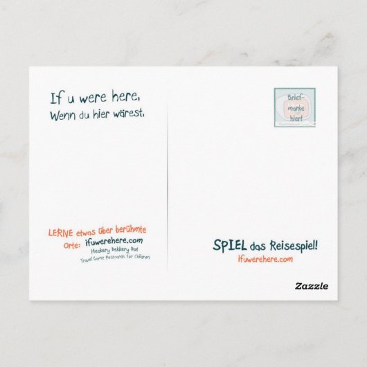 Kolosseum - Rom Postkarte (Rückseite)