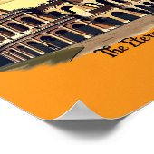 Kolosseum Rom Vintages Design Poster (Ecke)
