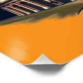 Kolosseum Rom Vintages Design Poster (Ecke)
