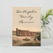 Kolosseum und Meta Sudans, Rom, Italien Einladung (Stehend Vorderseite)