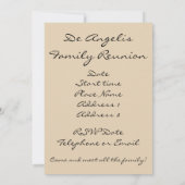 Kolosseum und Meta Sudans, Rom, Italien Einladung (Rückseite)