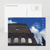 Kolosseumrom Postkarte (Vorne/Hinten)