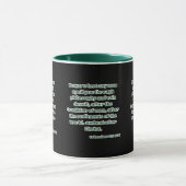 Kolossians 2:8 KJV Bibelverse Zwei-Tone Tasse (Zentrum)