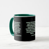 Kolossians 2:8 KJV Bibelverse Zwei-Tone Tasse (Vorderseite Links)