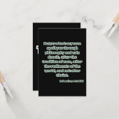 Kolossians 2:8 KJV Bible Verse Begrüßung Karte (Vorderseite/Rückseite Beispiel)