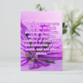 Kolossians 2:8 KJV Bible Verse Pic Gruß Karte (Stehend Vorderseite)