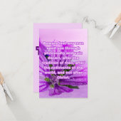 Kolossians 2:8 KJV Bible Verse Pic Gruß Karte (Vorderseite/Rückseite Beispiel)