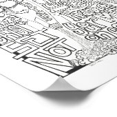 Kolossians 3:12/ Bibelkolorierverse Poster (Ecke)