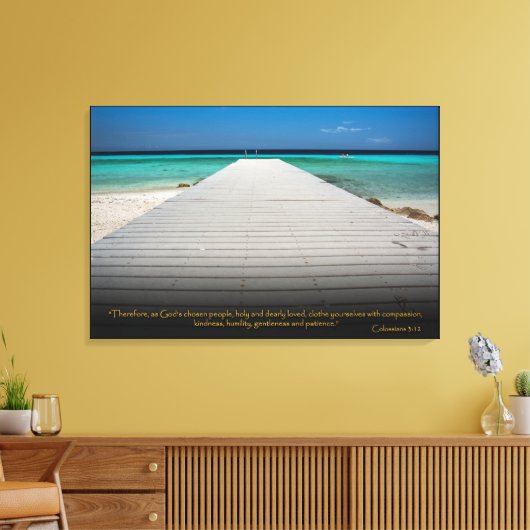 Kolossians 3:12 Christliche Bibelverse Leinwand Ku (Insitu (Wohnzimmer))