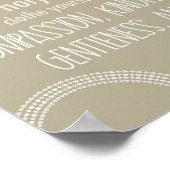 Kolossians 3:12 Poster (Ecke)