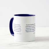 Kolossians 3:13 KJV Bibelverse Zwei-Tone-Tasse Tasse (Vorderseite Links)