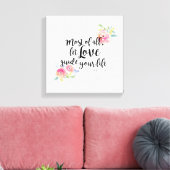 Kolossians 3:14 Canvas Print Leinwanddruck (Insitu (Wohnzimmer))