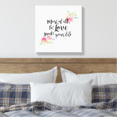 Kolossians 3:14 Canvas Print Leinwanddruck (Insitu (Schlafzimmer))