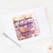 Kolossians 3:1 Aufkleber für Christliche Bibelbibl (Umschlag)