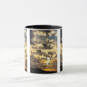 Kolossians 3:23 KJV Bible Verse Pic Two-Tone Tasse (Zentrum)
