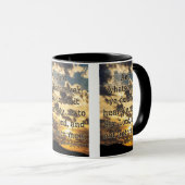 Kolossians 3:23 KJV Bible Verse Pic Two-Tone Tasse (VorderseiteRechts)