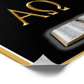 Kolossians 3:23 Poster (Ecke)