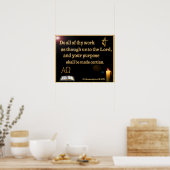 Kolossians 3:23 Poster (Küche)