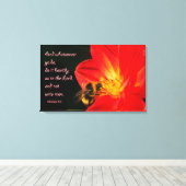 Kolossians 3:23 über Wandkunst Leinwanddruck (Insitu (Holzboden))