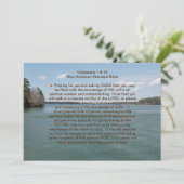 Kolossians Vollständige Deckungskarte für das Gebe Einladung (Stehend Vorderseite)