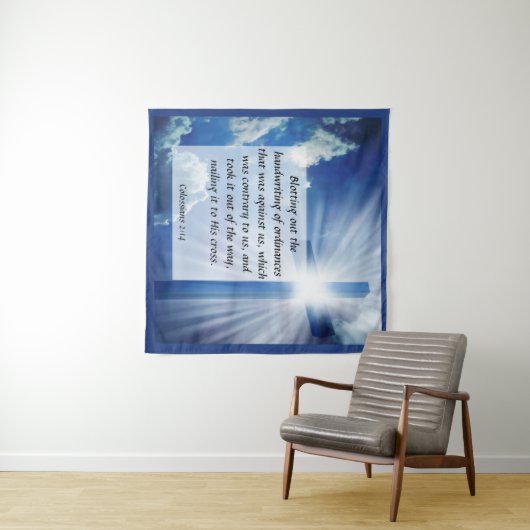 Kolossisten 2:14 wandteppich (Beispiel (Horizontal))