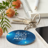 Kolossisten 3:15 schlüsselanhänger (Seite)