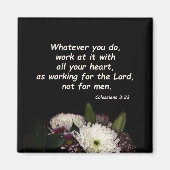 Kolossisten 3:23 magnet (Vorne)