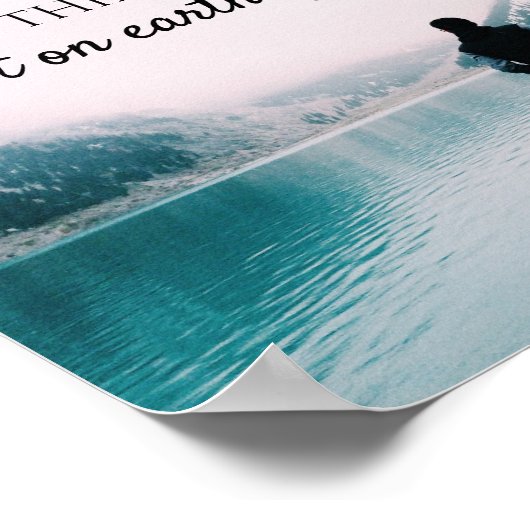 Kolossisten 3:2 Set deinen Verstand auf Dinge oben Poster (Ecke)