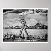 Kolossus von Rhodes Greece durch Ben Schneider Poster (Vorne)
