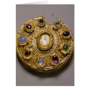 Kolt Medaillon, GoldSet mit Perlen und