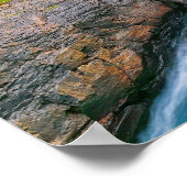 Kolufossar-Wasserfälle, Island Poster (Ecke)