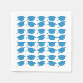 KOLUMBIA BLAU ABSCHLUSS PAPIER NAPKINS SERVIETTE (Vorderseite)