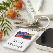 kolumbianisch-amerikanische Waage Schlüsselanhänger (Vorderseite rechts)