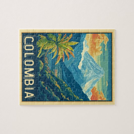 kolumbianische Bergwelt Puzzle (Horizontal)