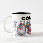 kolumbianische Diversity-Tasse Zweifarbige Tasse (Links)