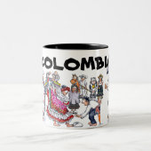kolumbianische Diversity-Tasse Zweifarbige Tasse (Mittel)