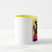 Kolumbianische Eidechsen-Kaffeetasse Tasse (Zentrum)