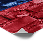 kolumbianische Fahne Poster (Ecke)