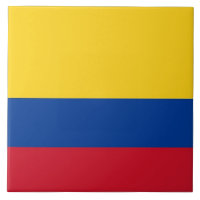 kolumbianische Flag Tile