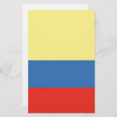 kolumbianische Flagge Briefpapier (Vorne/Hinten)