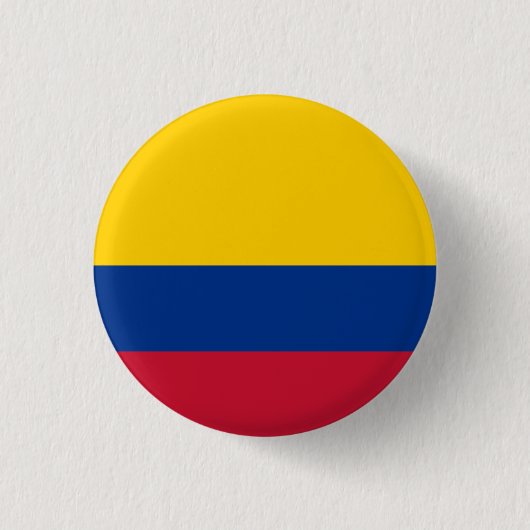 kolumbianische Flagge Button (Vorderseite)