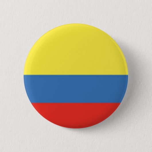 kolumbianische Flagge Button (Vorderseite)