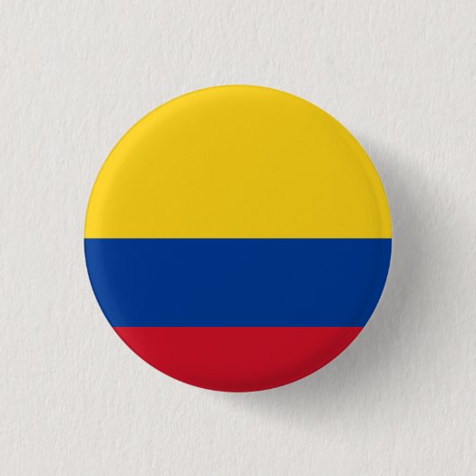 kolumbianische Flagge Button (Vorderseite)