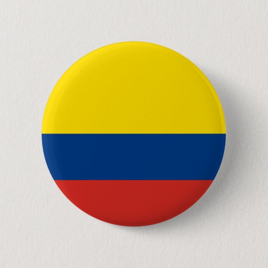 Kolumbianische Flagge Button (Vorderseite)