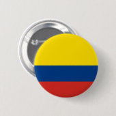 Kolumbianische Flagge Button (Vorne & Hinten)
