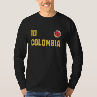 kolumbianische Flagge Colombiana Retro kolumbianis T-Shirt