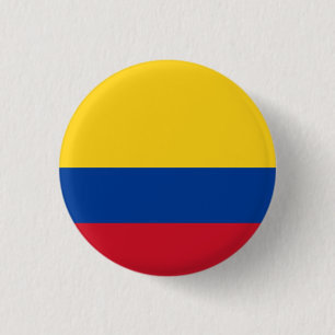 kolumbianische Flagge, Flagge Kolumbiens Button