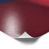 kolumbianische Flagge Fotodruck (Ecke)